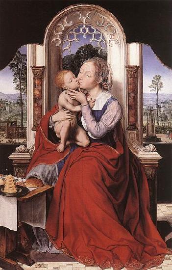 Quentin Matsys The Virgin Enthroned oil painting picture